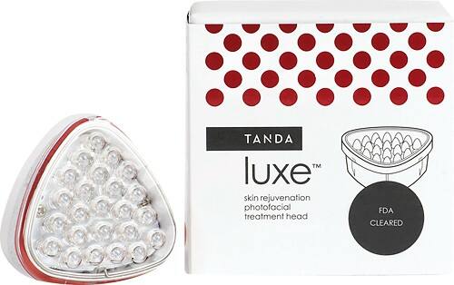 Front Standard. tända - Luxe Treatment Head - White.