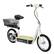 Front. Razor - 36-Volt EcoSmart Metro Electric Economical Scooter with Seat & Rack - Green.