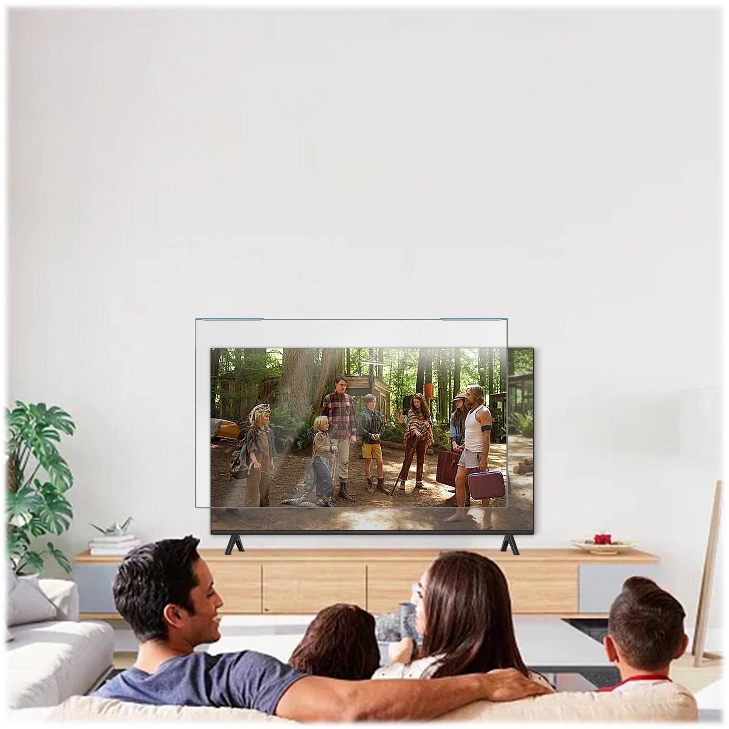 Alt View 13. SaharaCase - ZeroDamage 77" TV Screen Protector - Clear.