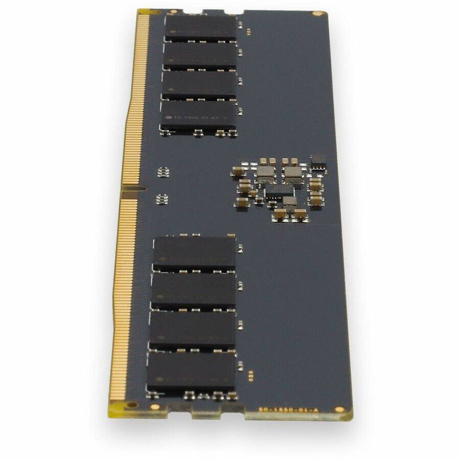 Alt View 3. AddOn - AddOn JEDEC Standard 16GB DDR5-4800MHz Unbuffered Single Rank x8 1.1V 288-pin CL40 UDIMM - 16 GB (1 x 16GB) - Black.