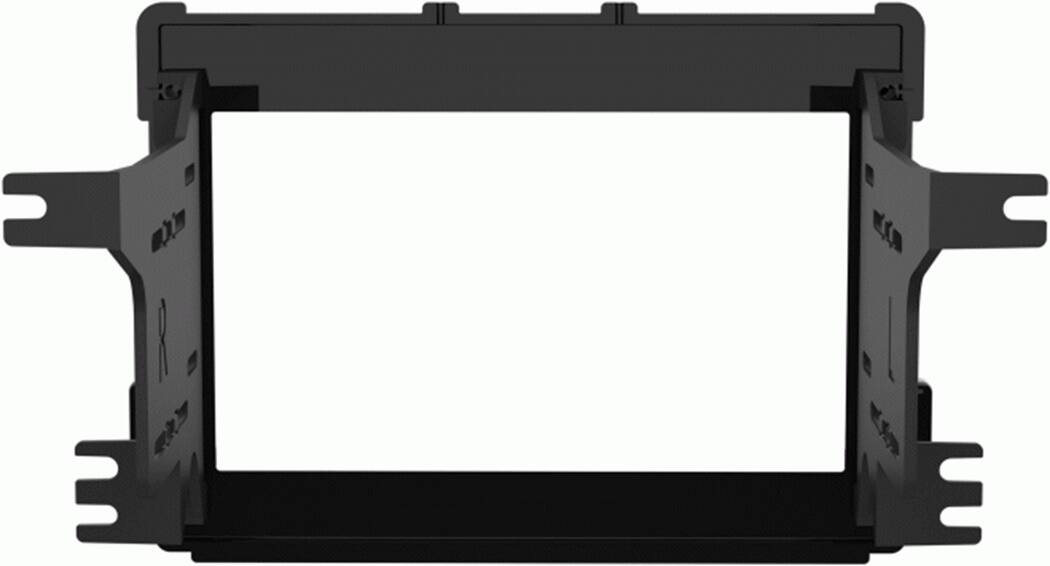 Back. Metra - Dash Kit for 2020-Up Mitsubishi Outlander Sport Vehicles - High-gloss Black.