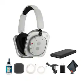 Nothing - Headphone (1) (White) Hybrid Active Noise Cancelling Headphones Bundle