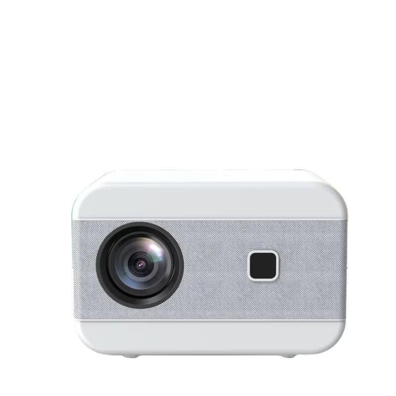 Front. Cluzine - 1080P 4K Supported Projector with Electric Focus, Home & Office Projector for Bedroom Wall Projection.