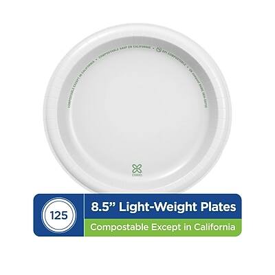 8.5" Light-Weight Plates  
125 Compostable Except in California