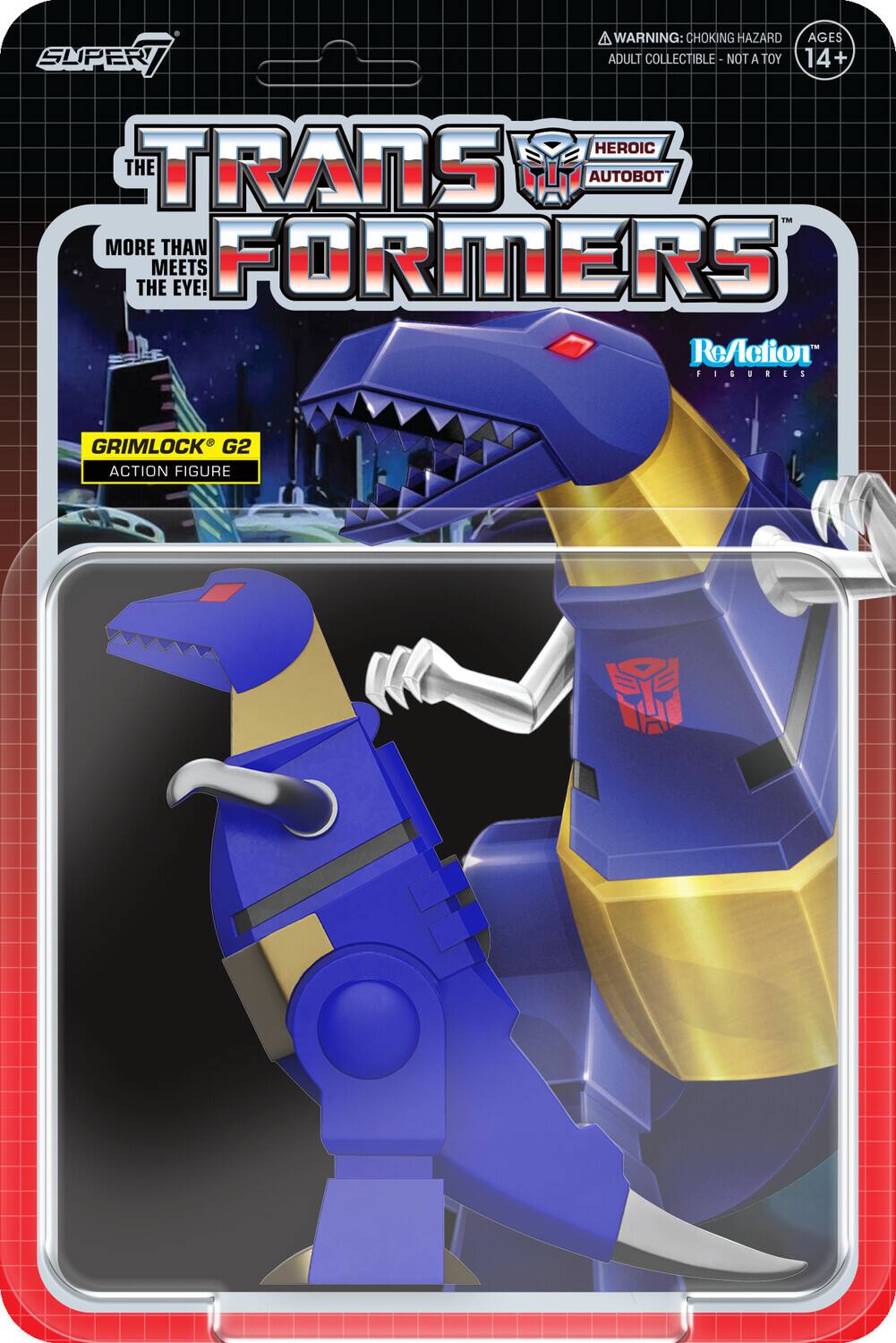 Transformers - ReAction Figure - Grimlock Dino (G2) - COLLECTIBLES