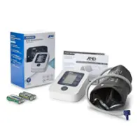 A&D Medical Essential Wide Range Cuff Blood Pressure Monitor - Black - Front_Zoom