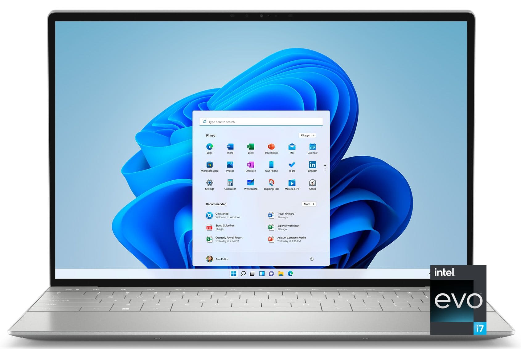 Dell - XPS 13 Plus 13.4" OLED Touch-Screen Laptop – 12th Gen Intel Evo i7 - 16GB Memory - 512GB SSD - Silver - Front_Zoom