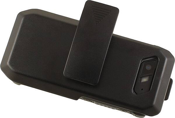 Alt View 7. Nakedcellphone - Holster Case for Sonim XP5 Phone (XP5700) - Ratchet Belt Clip Holster with Stand - Black.