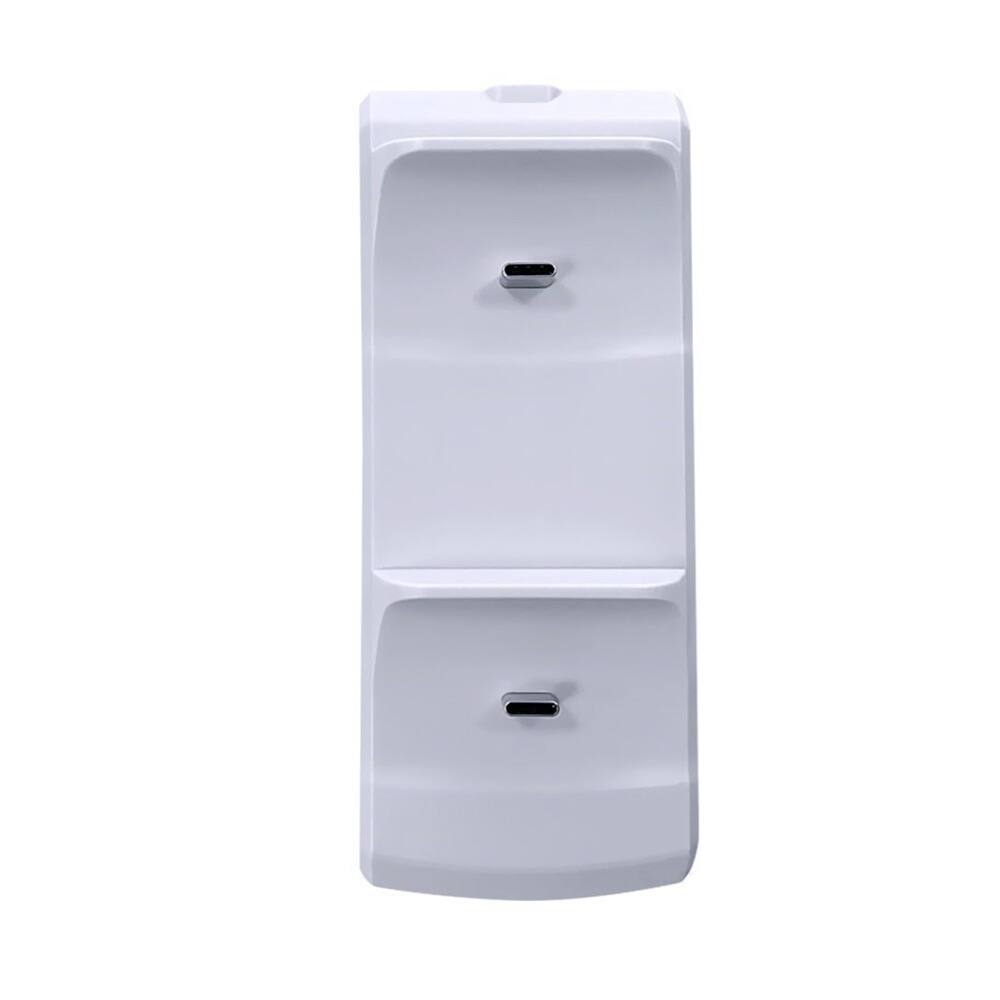 Alt View 3. Cluzine - Charger for PS5 Wireless Controller Dual Charging Dock Charging Station.