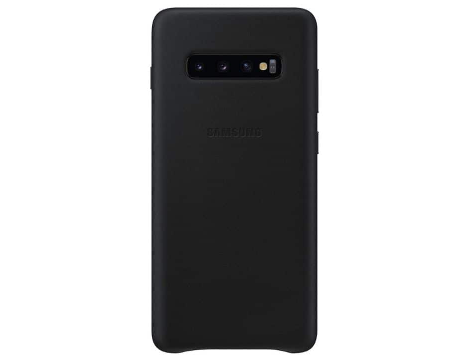 Electronics Samsung Galaxy S10+ Leather Case | Color: - Black