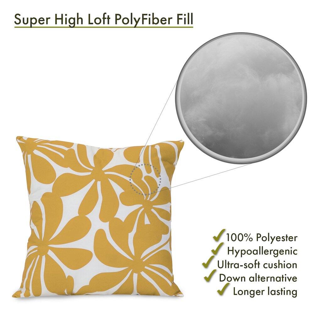 Super High Loft PolyFiber Fill

- 100% Polyester
- Hypoallergenic
- Ultra-soft cushion
- Down alternative
- Longer lasting