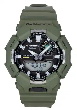 G-SHOCK
TOUGH SOLAR
G-SHOCK
CASIO
STEP TRACKER
Bluetooth
10:07
TUE 30
SHOCK RESIST