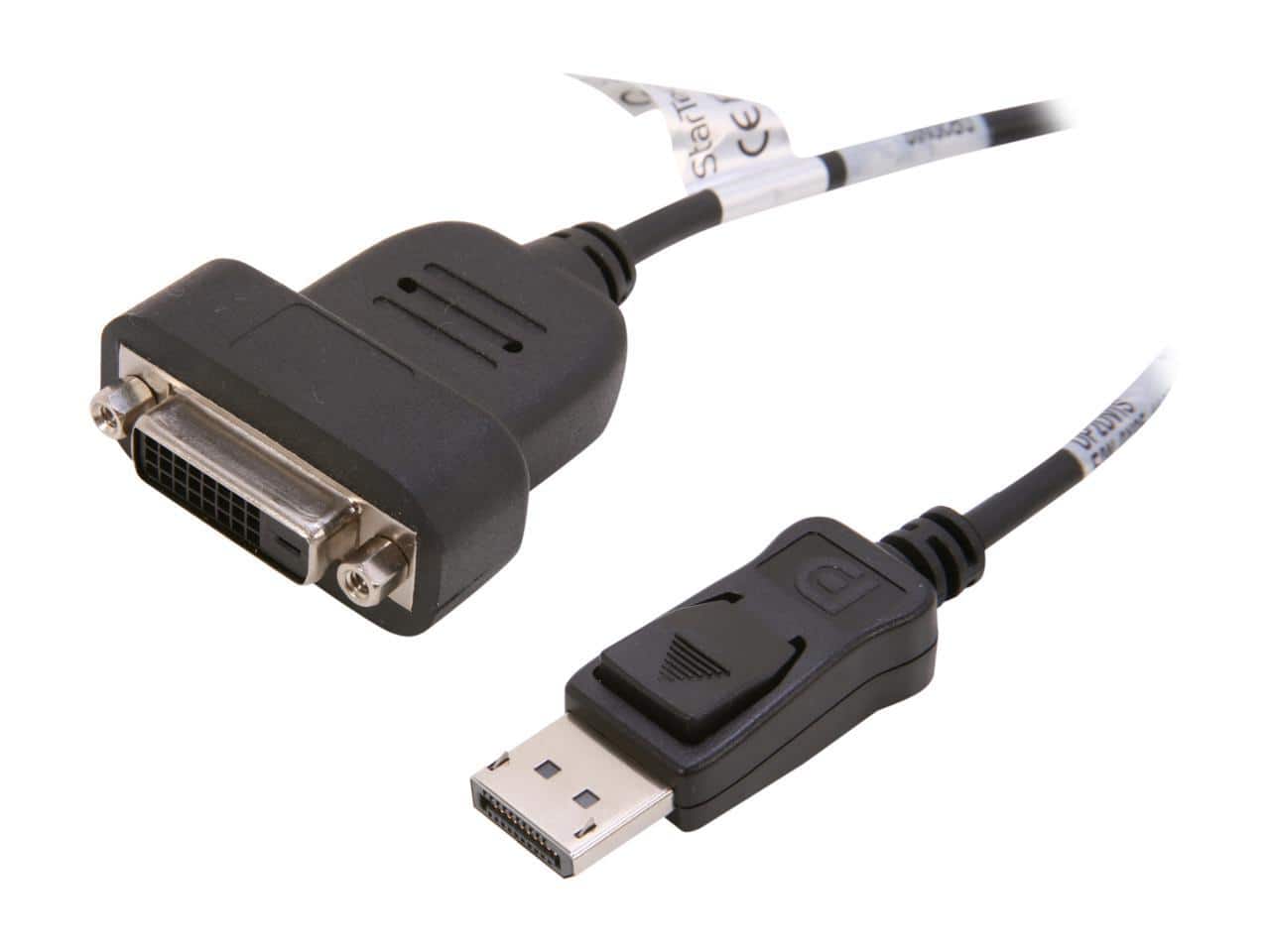 StarTech.com - DP2DVIS DisplayPort To DVI Adapter - Active - 1920x1200 - DP to DVI - DisplayPort Adapter Converter