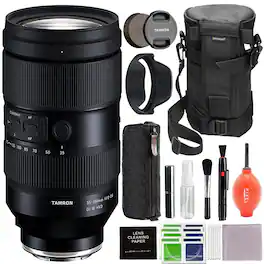 35-150MM F/2-2.8 Di iii Vxd Lens for Sony E with Advanced Accessory and Travel Bundle | Tamron AFA058S-700 - Black
