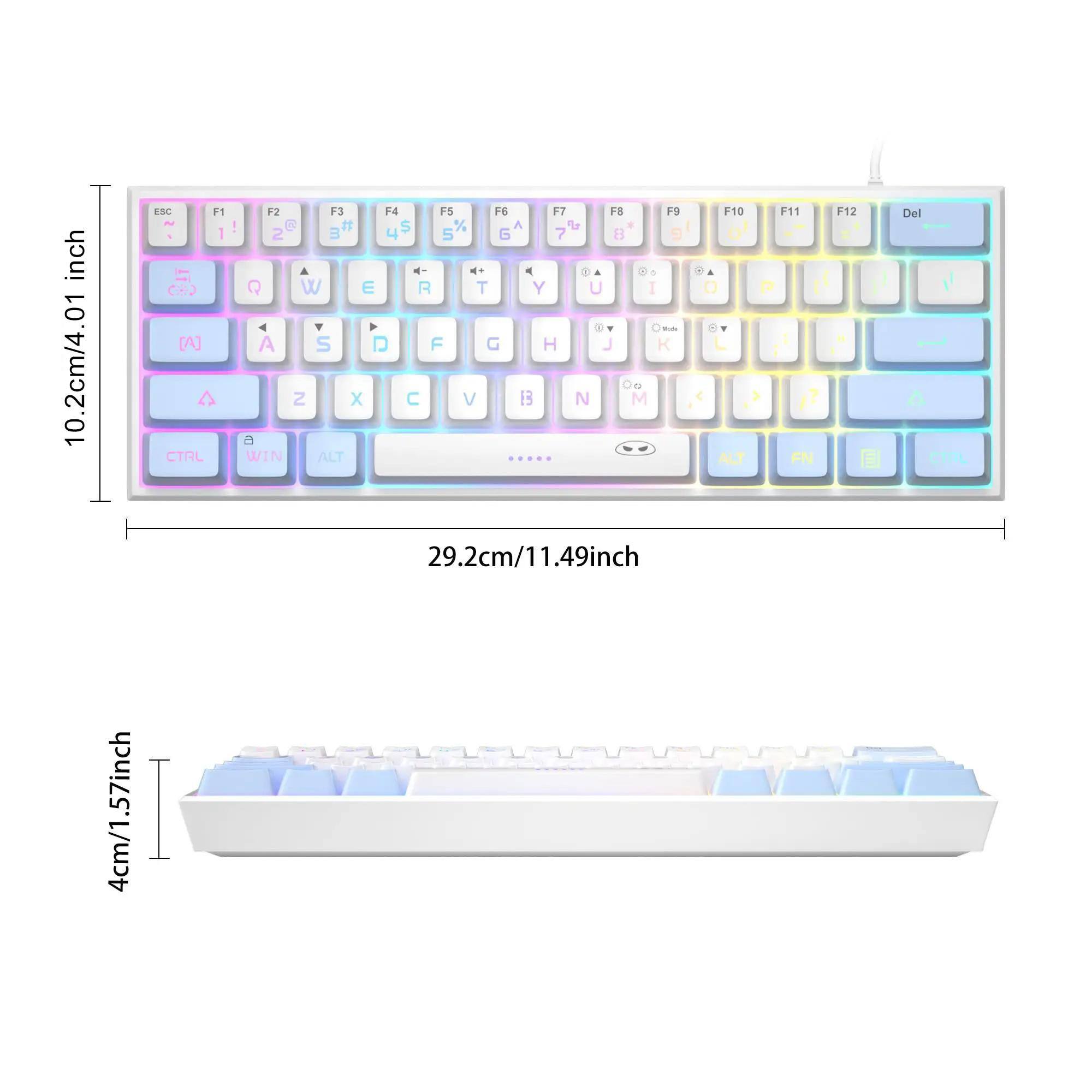 inch 10.2cm/4.01

ESC F1 | [A] CTRL
F2 F3 F4 F5 F6 F7 F8 F9 F10 $ 1/2  Fla 2 3 5 G 7 8 9 A 0 C W E R T Y U I 0 A  Y 0 Work 8 A S D  G H J  L Oo 2 X C V B N M  a WIN ALT 29.2cm/11.49inch
F11 P I 1 I S FN
F12 il
Del L A CTRL
.57inch 4cm/1