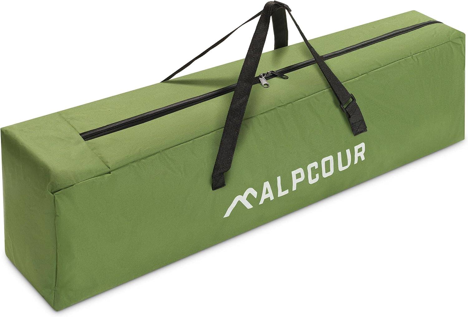 Front. Alpcour - Alpcour 42-Inch Heavy Duty Polyester Bag for Camping Cots and Chairs - Army Green - Army Green.