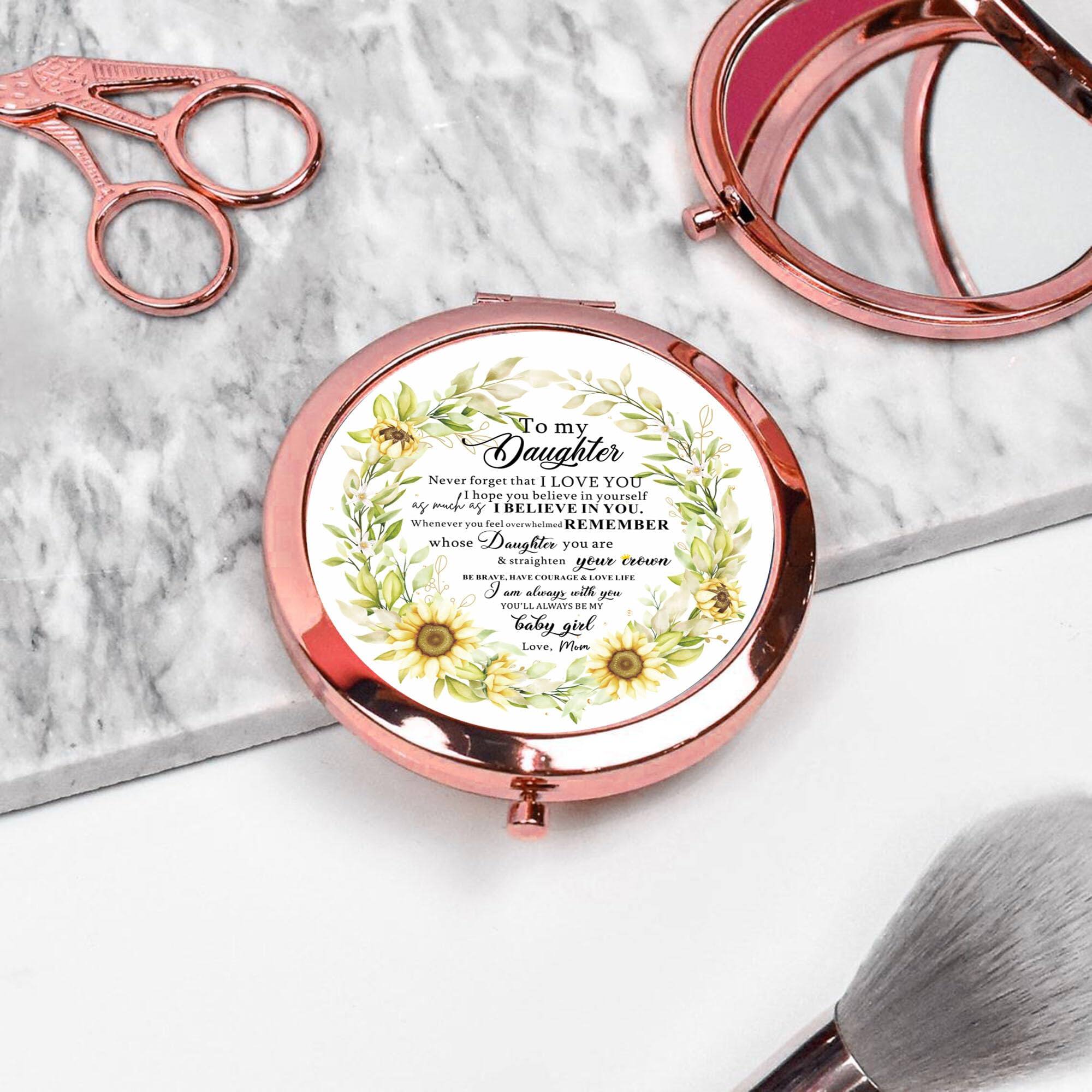 To my Daughter

Never forget that I LOVE YOU
I hope you believe in yourself as much as I BELIEVE IN YOU.

Whenever you feel overwhelmed REMEMBER
whose Daughter you are & straighten your own - M ... - RLE a tot.n y - alirage w-ih TOULL ALWANS 2E MY "aby girl Love.

Be brave, have courage to love life
& straighten your own path.

You'll always be my
beautiful girl

Love, Mom