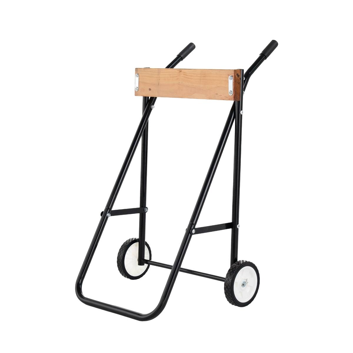 Front. Ropilly - Ropilly Outboard Motor Trolley with Wheels, Foldable Steel Stand for Maintenance and Storage, 165 lb Capacity - Black.
