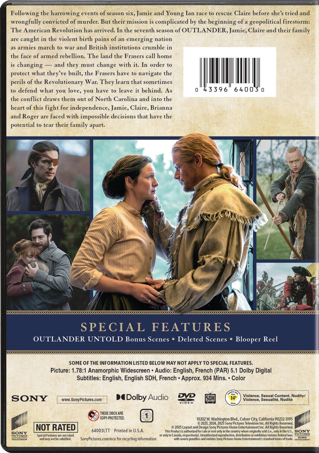 Alt View 1. Outlander - Season 7 (6 Discs) - DVD.