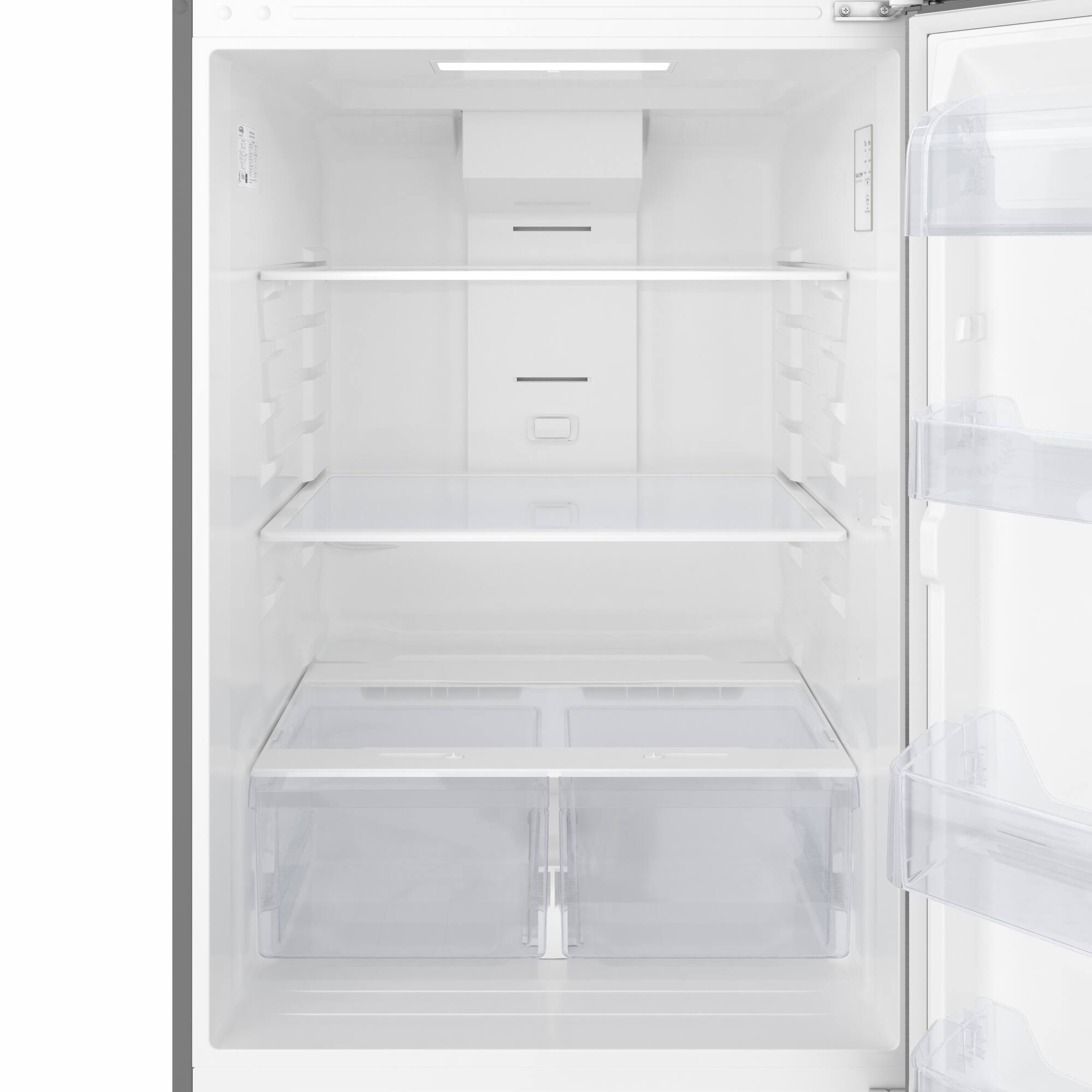 Alt View 7. Koolmore - 30 In. 20 Cu. Ft. Top-Freezer Household Refrigerator in Stainless Steel, Energy Star Certified - Stainless steel.