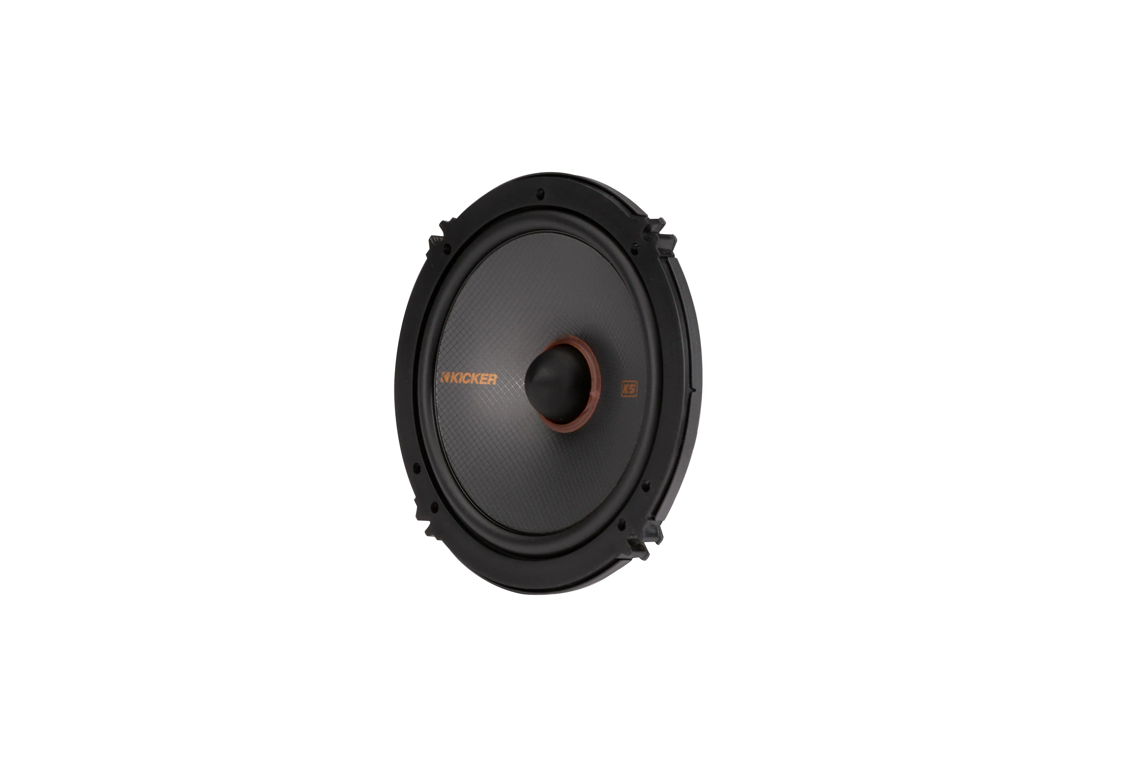 Back. KICKER - KS Series 6.5" Component 2-Way Car Speaker with Polypropylene Cone (Pair) - BLACK.