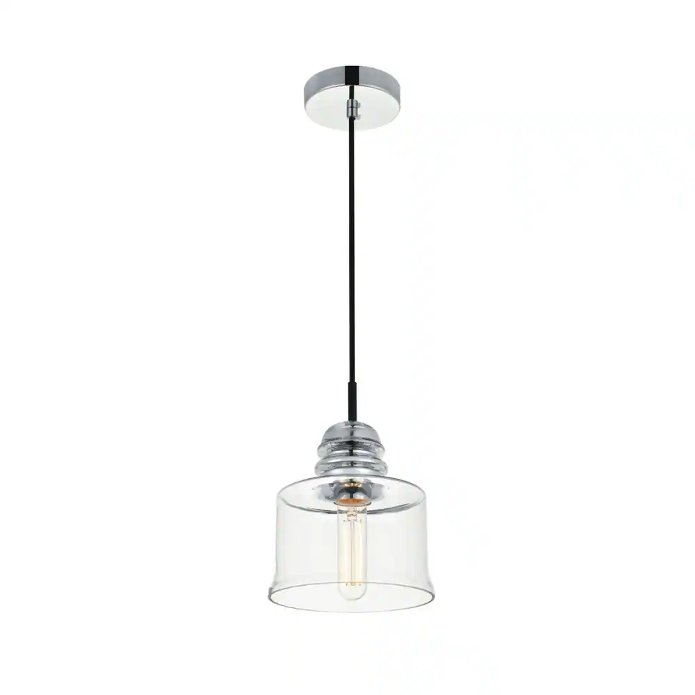 Alt View 2. Living District - Wiley Collection Flush Mount D10in H8in Lt:4 Chrome Finish - Chrome.