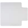 Front. Staples - Carpet Chair Mat with Lip, 45" x 53'', Low-Pile - Clear.