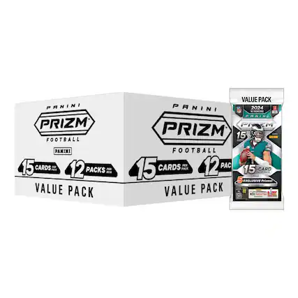 PANINI PRIZM FOOTBALL
15 CARDS PER PACK
12 PACKS PER BOX
VALUE PACK
2024
5 EXCLUSIVE Prizm!
NFL
KIA Reporter