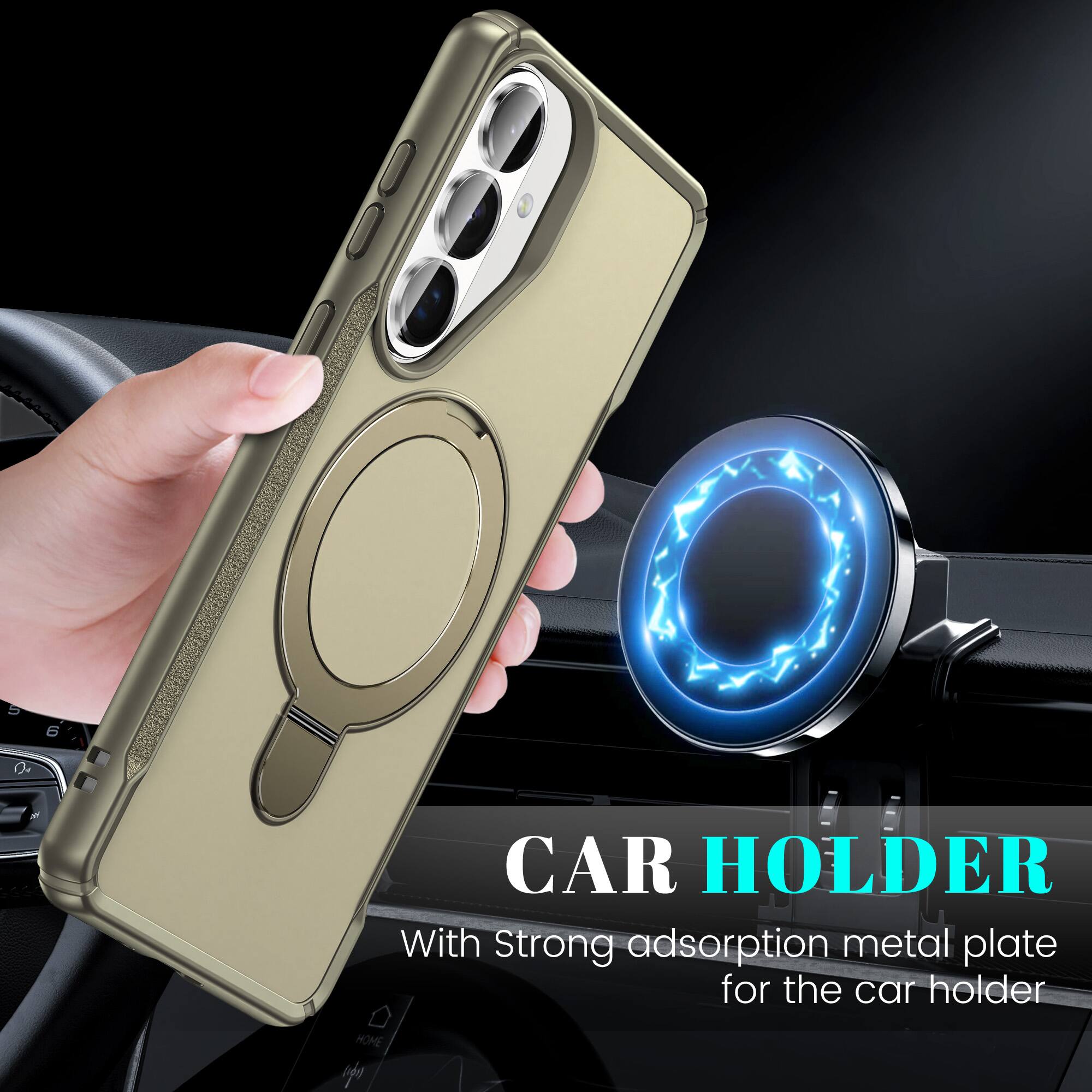 CAR HOLDER  
With Strong adsorption metal plate for the car holder