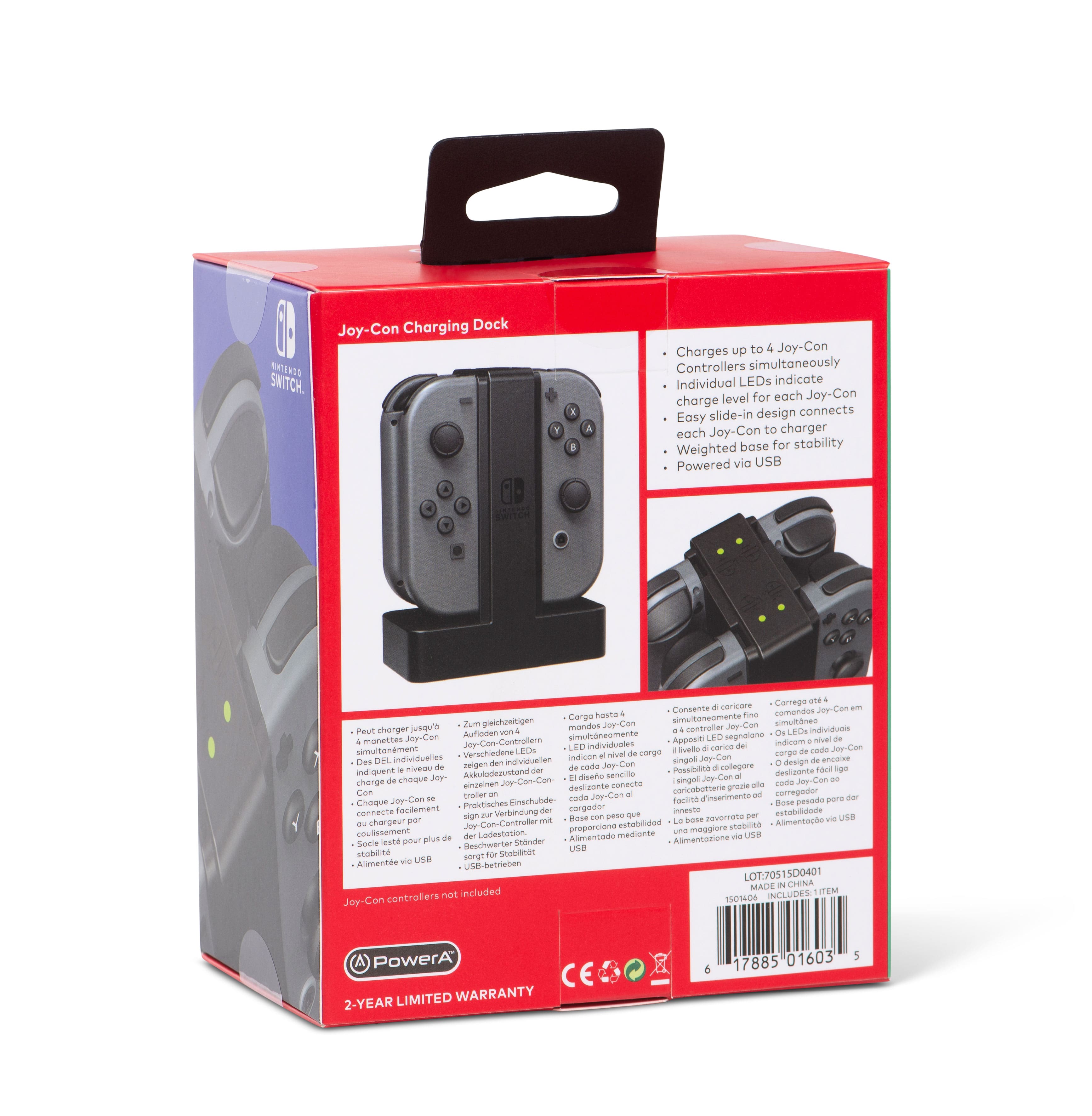 PowerA Joy-Con Charging Dock Black 1501406-01 - Best Buy