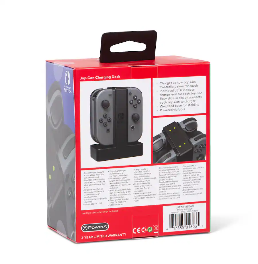 PowerA Joy Con Charging Dock Black 1501406-01 Best Buy