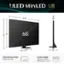 ULED MiniLED U8 W 57" D 1.8" H 36" H 33" 65 =CLASS W 15.7" D 11.4 VESA Wall Mount Size: 400x400 mm (M6) Product Weight With stand: 64.4 lb Without stand: 53.8 lb