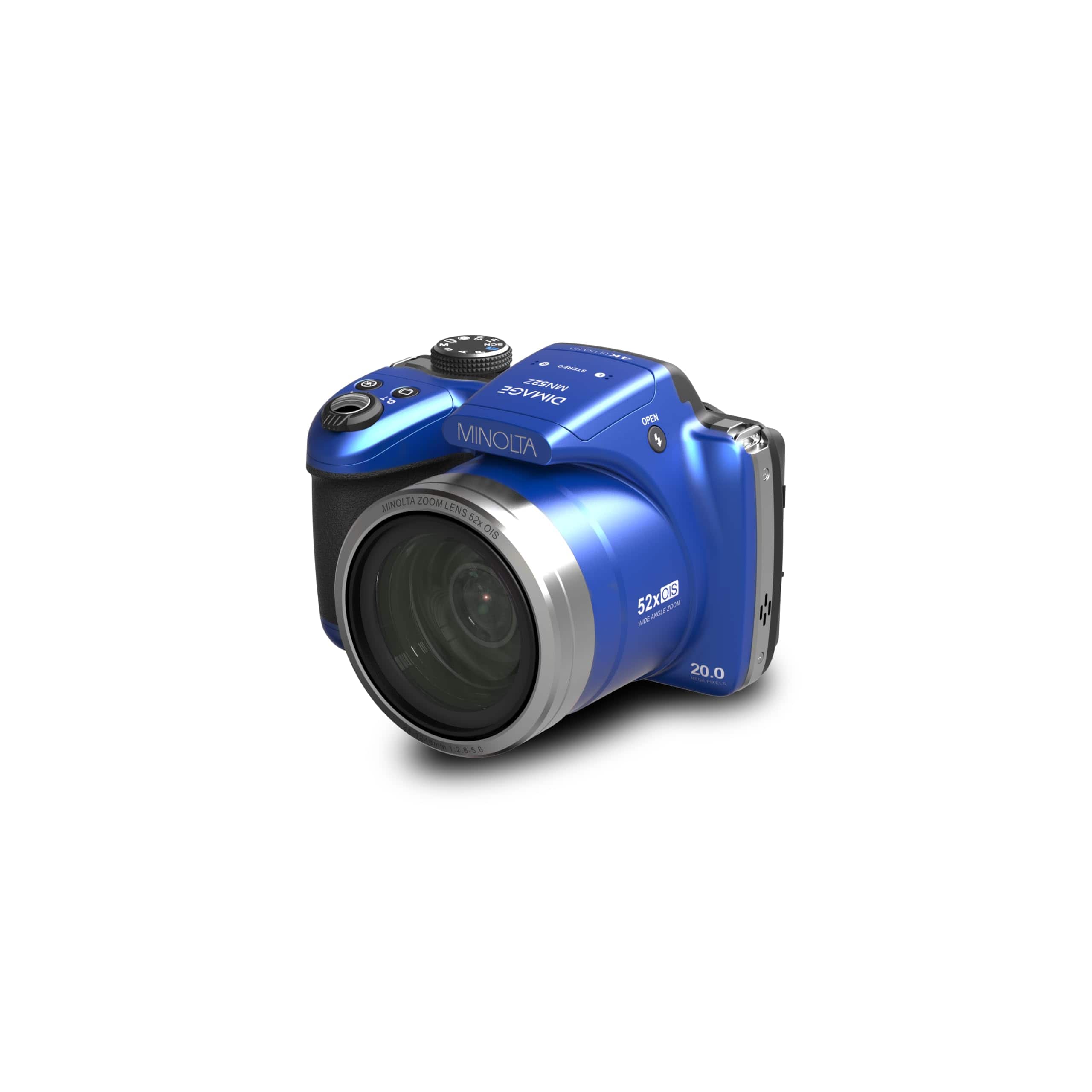 Minolta - MN52Z Dimage 20 MP / 4K Ultra Zoom Digital Camera w/52x Optical Zoom (Blue) price history on PriceWatchPro