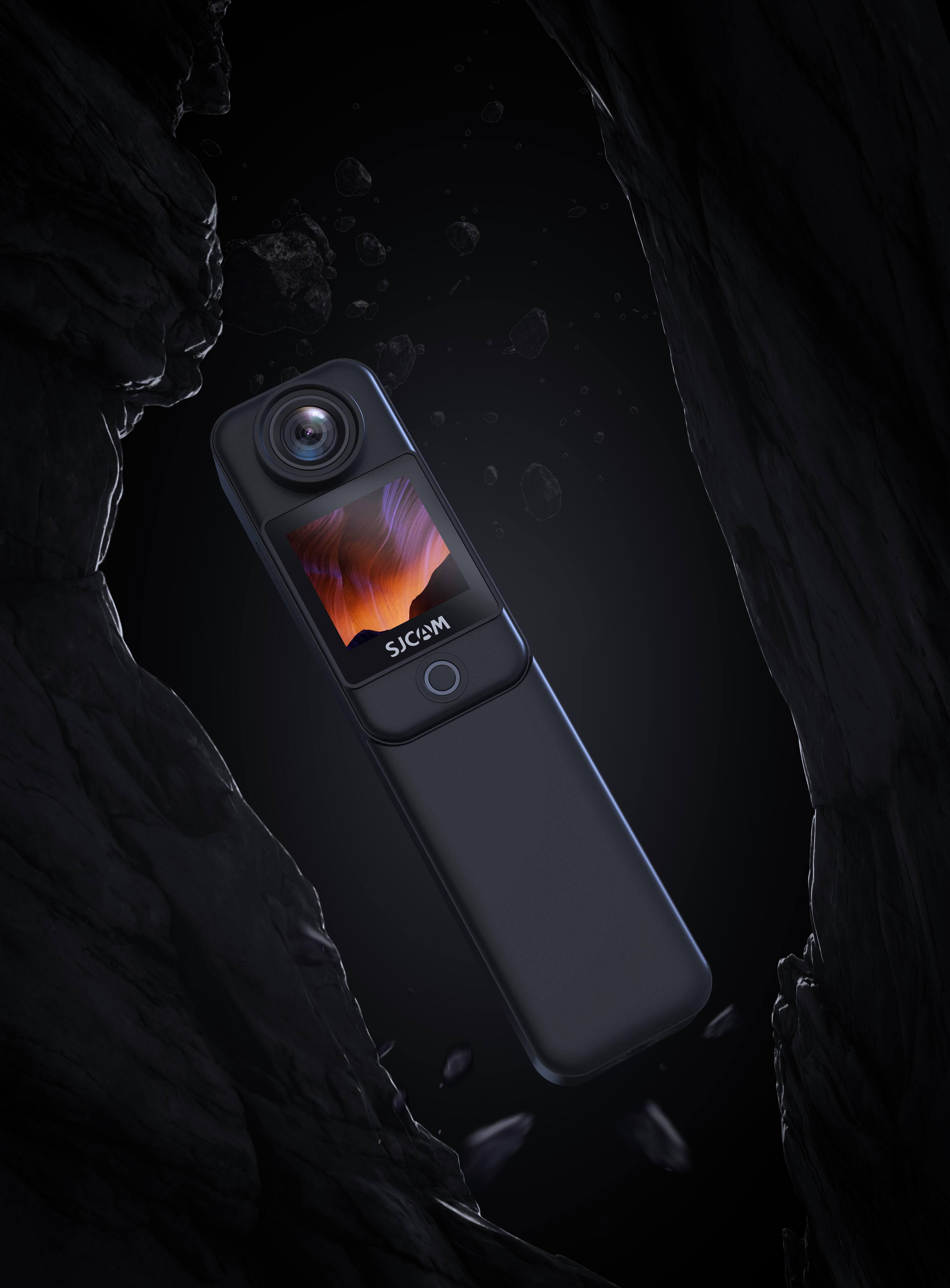 Alt View 6. SJCAM - SJCAM C300 Action Camera 4K 30FPS 6-Axis Gyro Stabilization 30M Waterproof 1.3″ Touch Screen 154° Wide Angle 8X Digital.