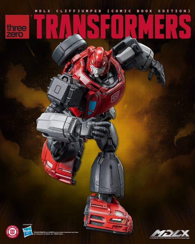 MDLX CLIFFJUMPER (COMIC BOOK EDITION)  
three zero  
TRANSFORMERS 1848  
MIETE E WAR iT2  
(Licensed by Hasbro)  
FRANSPURMTIO - MANEO  
tadomarts  
MELX