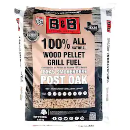 B&B Charcoal - B&B Texas Smokehouse Hardwood Pellets All Natural Oak 20 lb