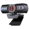 Front. NexiGo - NexiGo HelloCam Pro 1080p Webcam with Windows Hello, Autofocus, Automated Privacy Shutter, 60FPS, Built-in Mic - Black.