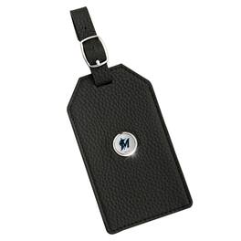 Jardine - Miami Marlins Leather Luggage Tag - Black
