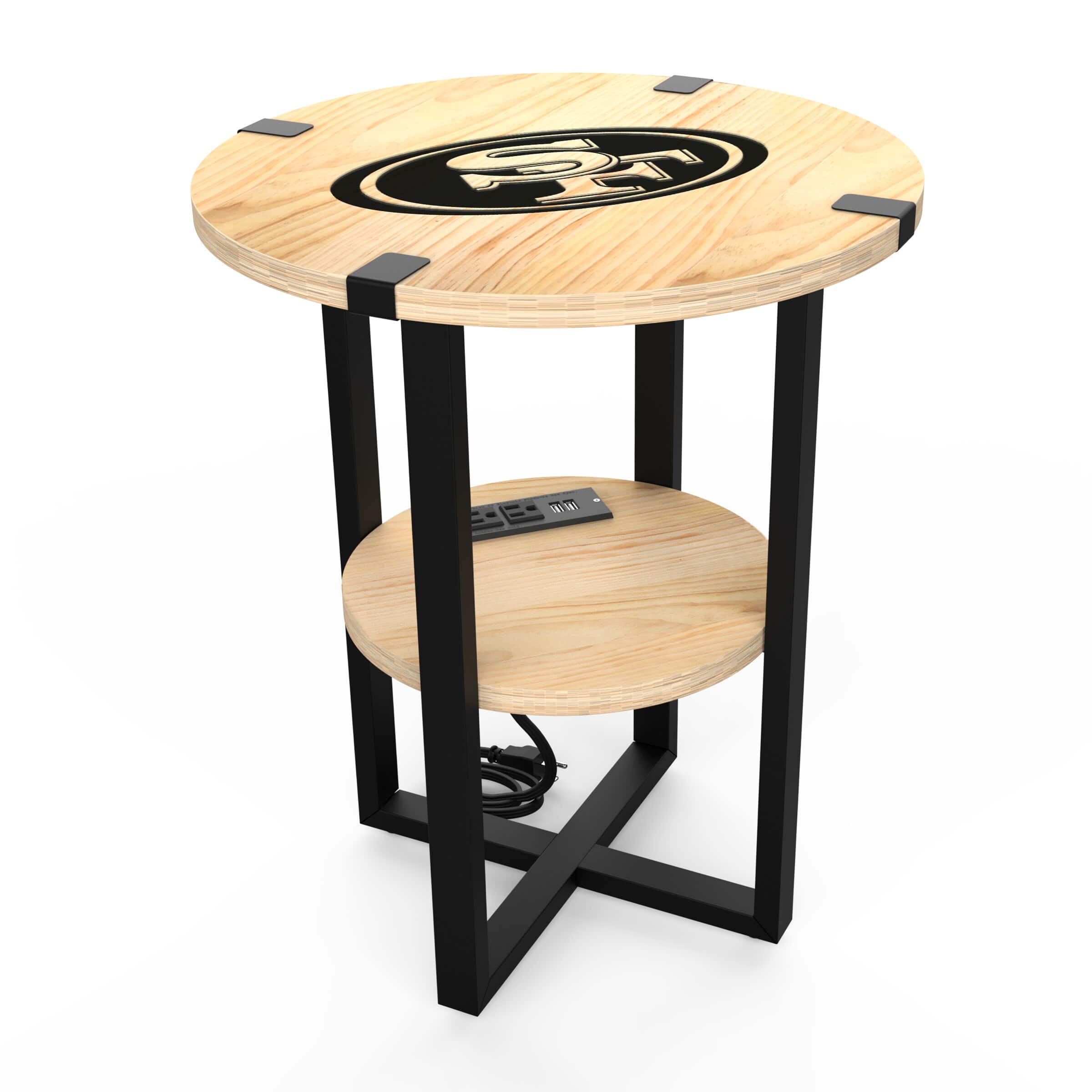 "Imperial - San Francisco 49ers 18"" Side Table with Charger - Multicolor" price history on PriceWatchPro