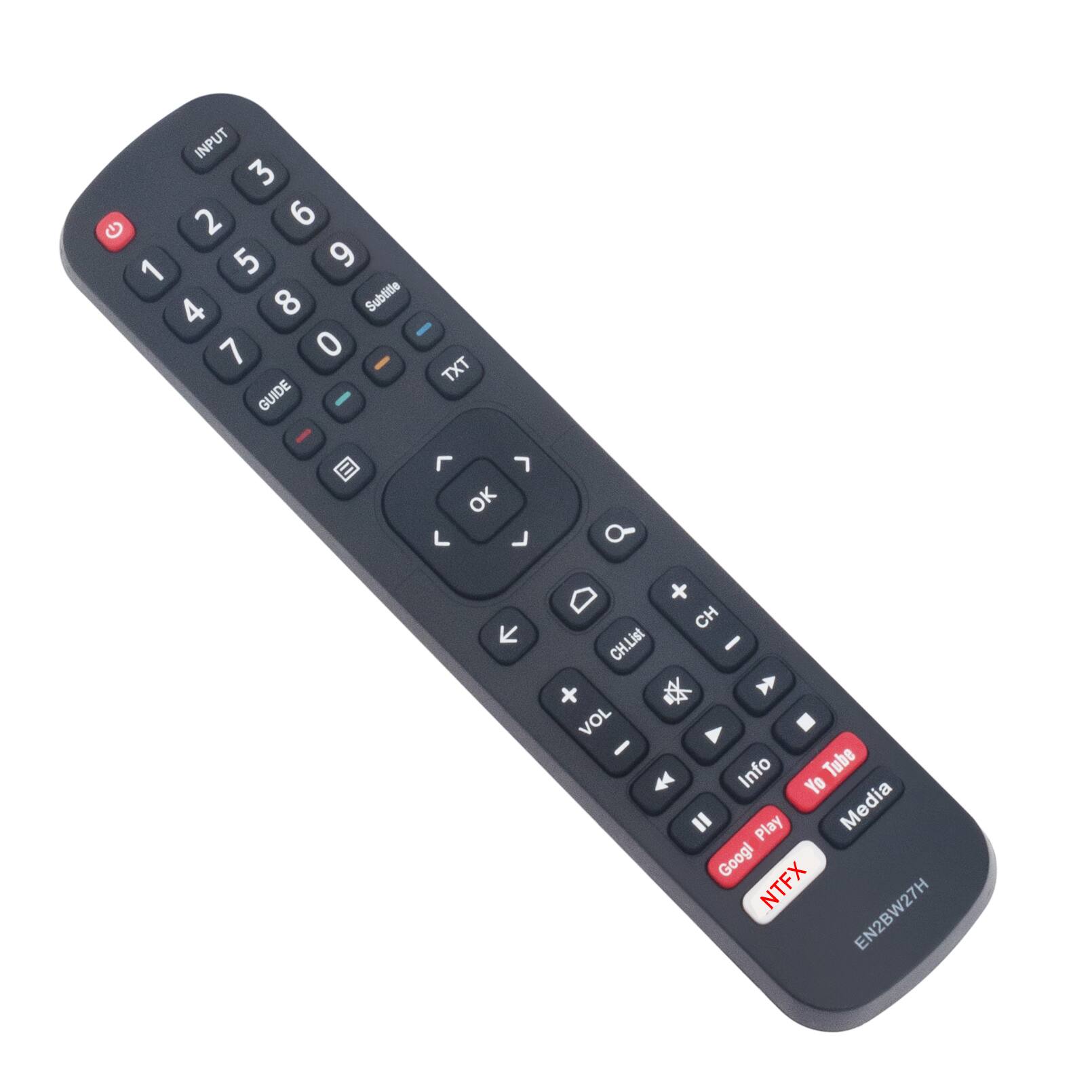 INPUT 3 G 2 6 1 5 9 4 8 Subtitle 7 0 GUIDE

TXT   OK

CH.List X VOL
CH Info Yo Tube Play Media Googl NTFX EN2BW27H