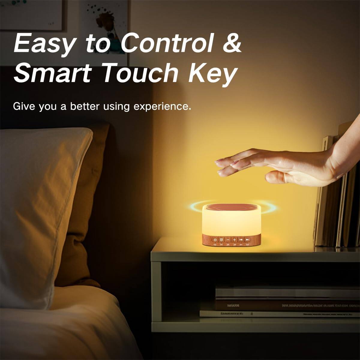 Easy to Control & Smart Touch Key  
Give you a better using experience.