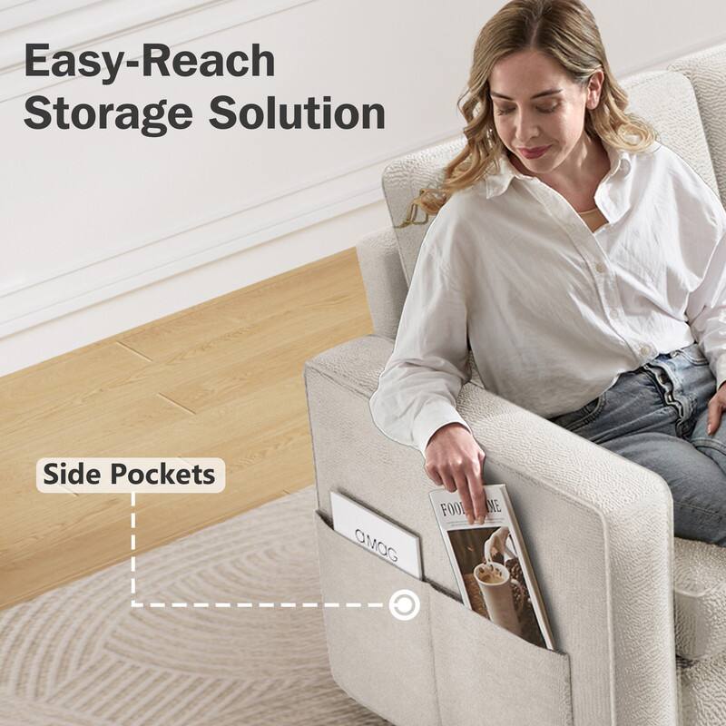 Easy-Reach Storage Solution Side Pockets
