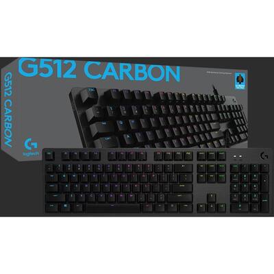 Logitech G512 LIGHTSYNC RGB Mechanical Gaming Keyboard with GX Logitech G512 LIGHTSYNC RGB Mechanical Gaming Keyboard with GX
