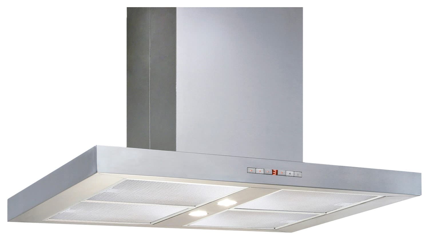 Front Zoom. Equator-Midea - Box Series 36" Externally Vented Range Hood - Stainless steel.