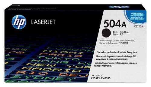 Front Standard. HP - 504A Black Original LaserJet Toner Cartridge - Black.
