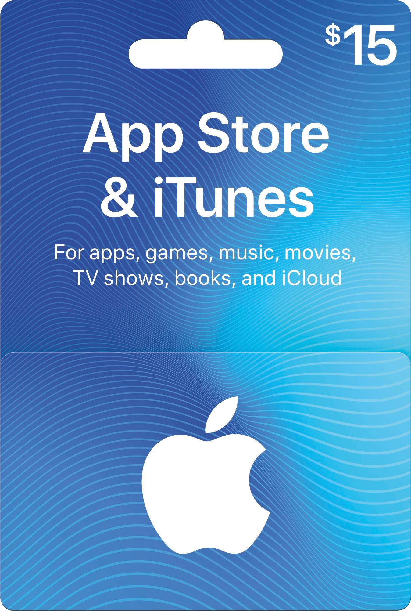 picture relating to Printable Itunes Gift Card referred to as Apple - $15 Application Retailer iTunes Present Card