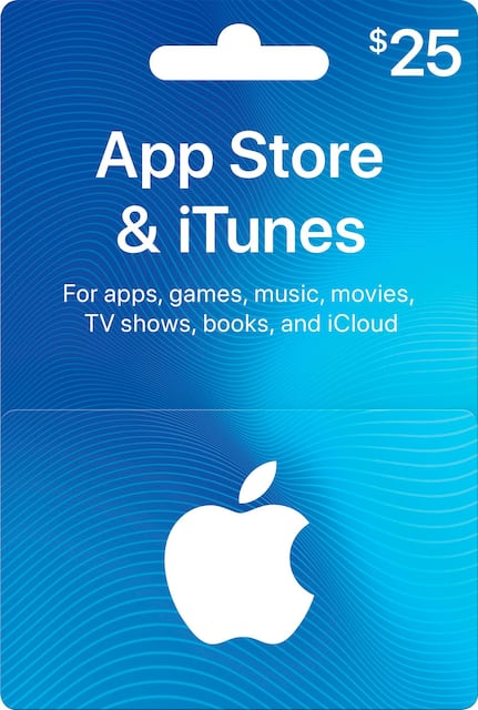 Apple 25 App Store Itunes Gift Card Itunes 0114 25 Best Buy