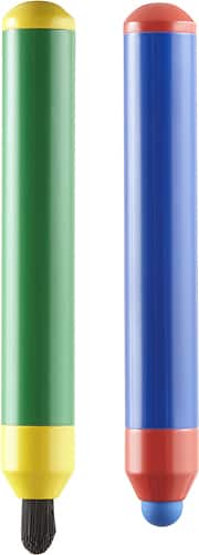 Front. Insignia™ - Children's Styluses (2-Count) - Green/Yellow/Blue/Red.