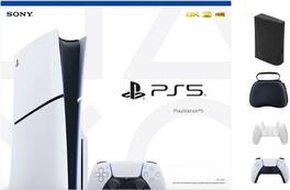 PlayStation 5 Slim Console - With Accessories & Controller (Total 2 Controllers Included) - PlayStation 5