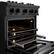 Alt View 11. ZLINE - 30 in. Wide 4 Burner Classic Dual Fuel Steel Range with Convection Oven (CDRB-30) - Black Stainless Steel.